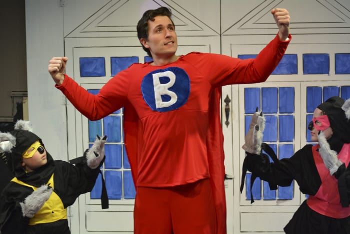 Presented by the Columbus Children's Theatre. Super Sidekick: The Musical at Columbus Children's Theatre - musicals for kids, children's theatre, TYA, shows for kids, kids shows